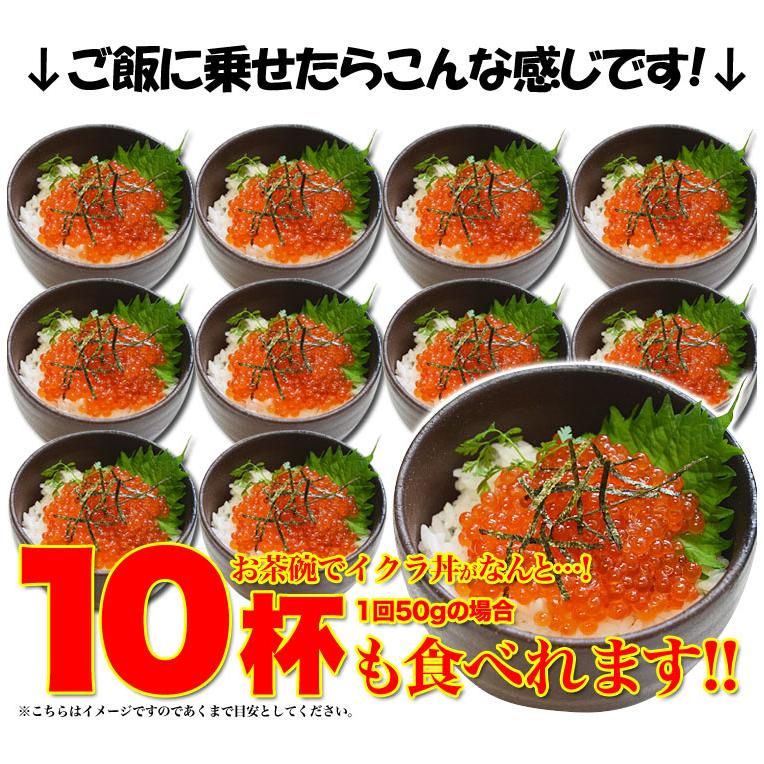 お一人様2コまで 北海道産　シャケ　いくら　500ｇ　醤油漬け　鮭　サケ　卵　イクラ丼　海鮮丼