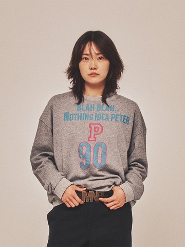 BLAH BLAH SWEATSHIRT [GRAY]