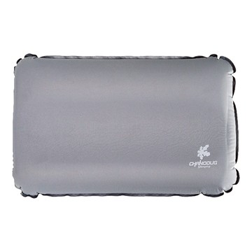 CHANODUG 夏諾多吉 枕頭 露營枕頭 3d枕頭 旅行枕頭 充氣枕頭 46 x 30 x 12cm  灰色  1個