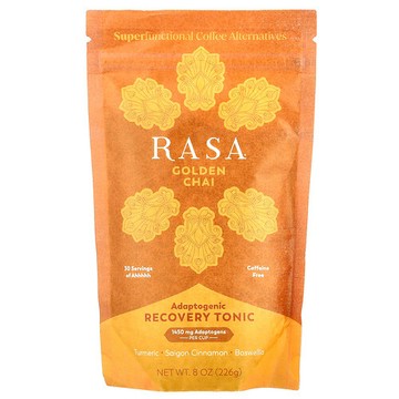 Rasa, 適應原修復滋補品，金色印度茶，8 盎司（226 克）