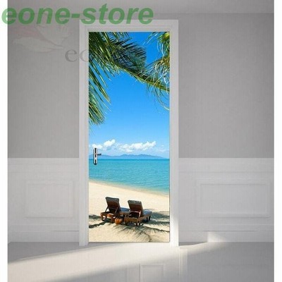 ウォールステッカー シール 貼ってはがせる 室内用ドア装飾シート 防水シール 部屋 ドアシート ドア壁紙 Diy おしゃれ 砂浜 風景 飾り 通販 Lineポイント最大get Lineショッピング