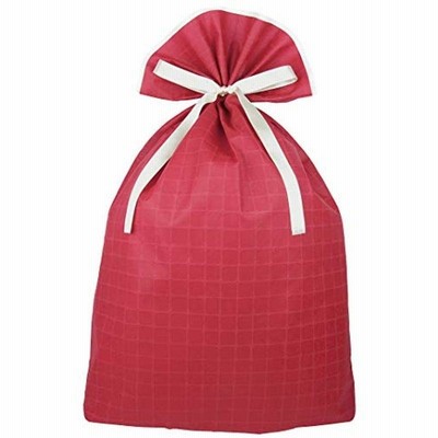インディゴ ラッピング袋 ワッフルバッグ3L レッド PG067