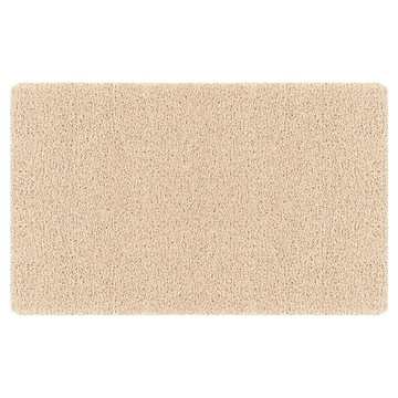 半島良品 可裁剪縷空絲圈淋浴地墊  米色  75 x 45cm  1個