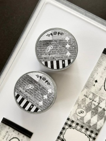 Black pages / 4cm 和紙膠帶