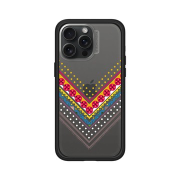 iPhone 15 Pro Max Mod NX 黑 - 花生騷 WasangShow - 2020虹彩布裙圖騰