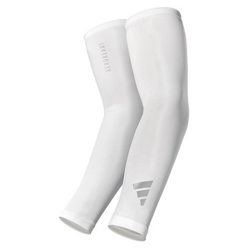 ADIDAS 吸濕排汗壓縮袖套 白色 運動訓練  1雙