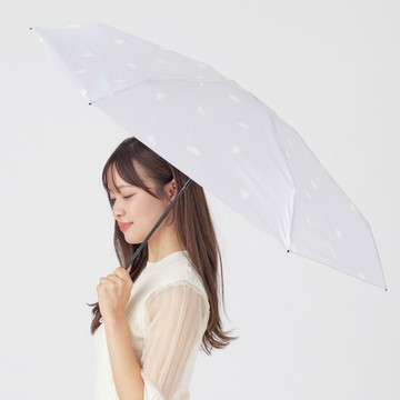 【nifty colors】2件9折★甜美POKELLA圓滾貓咪50cm手動晴雨兩用口袋傘-藕灰