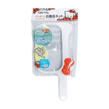 asdfkitty*KITTY 浴缸過濾殘渣撈網 也可撈洗衣機髒垢 棉絮 (海苔)-日本正版商品