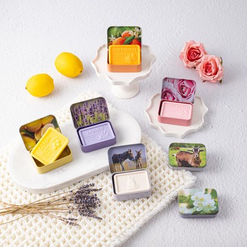 法國ESPRIT PROVENCE 鐵盒皂 70g 2入組 - 薰衣草-驢奶