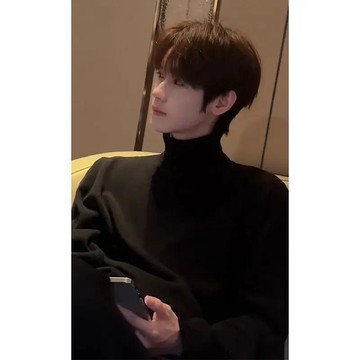 【秋冬毛衣】黑色內搭高領毛衣男款冬季加絨加厚慵懶高級感cleanfit打底針織衫
