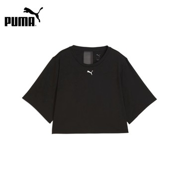 【PUMA】 訓練系列Cloudspun Mesh短版短袖T恤(F)_女性_52664701__歐規｜官方直營