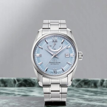 ORIENT STAR 東方之星 CLASSIC系列 動力儲存 機械錶 鋼帶款 手錶 藍寶石-RE-AU0109L
