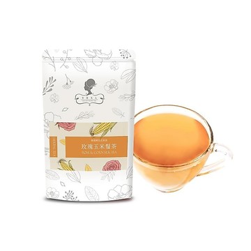 午茶夫人x娜塔老師 玫瑰玉米鬚茶 50g/袋【玉米鬚｜玫瑰｜無咖啡因｜散茶】- 午茶夫人官方旗艦店