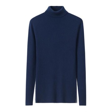 絨爵鄂爾多斯市產精紡純羊絨衫男修身打底衫薄款針織衫毛衣男E006