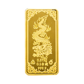Jove gold Jove gold漾金飾 守護平安黃金條塊 - 0.1台錢(金重一分)