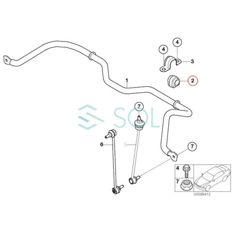 BMW MINI R50 R52 R55 R56 R57 R58 R59 フロント スタビライザーブッシュ スタビブッシュ 左右セット ワン クーパー  JCW 31356757146 | LINEブランドカタログ