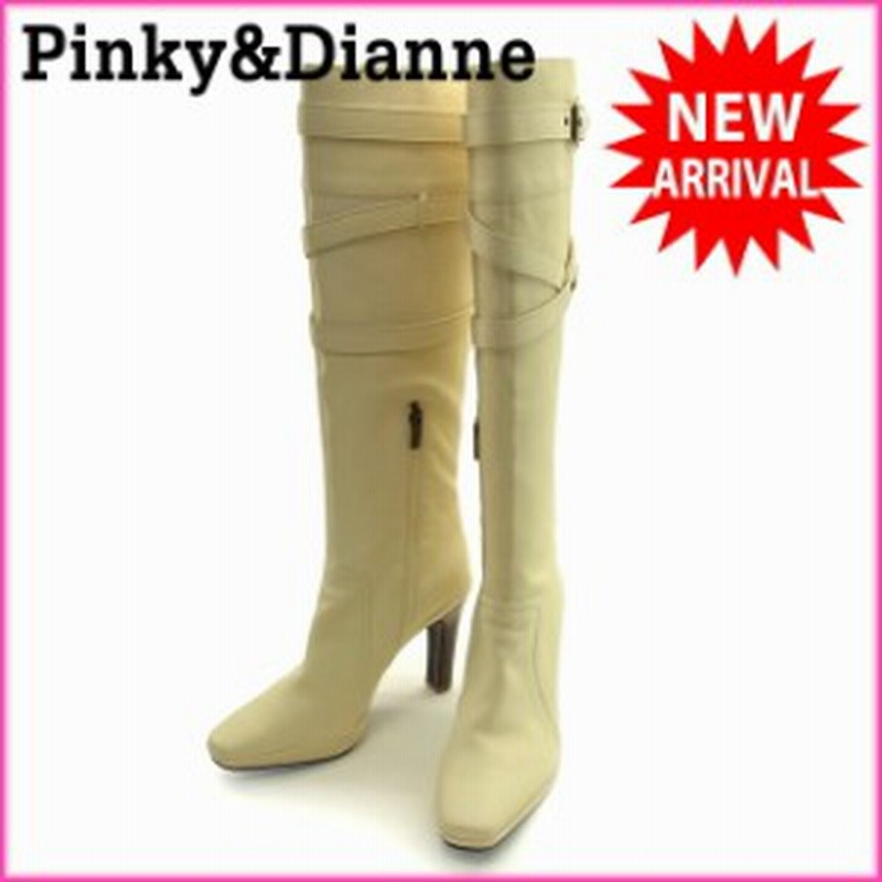 ラスト1点 ピンキー ダイアン ブーツ ロングブーツ 靴 36 ニーハイブーツ ベルトデザイン アイボリー Pinky Dianne レディース プ 通販 Lineポイント最大get Lineショッピング