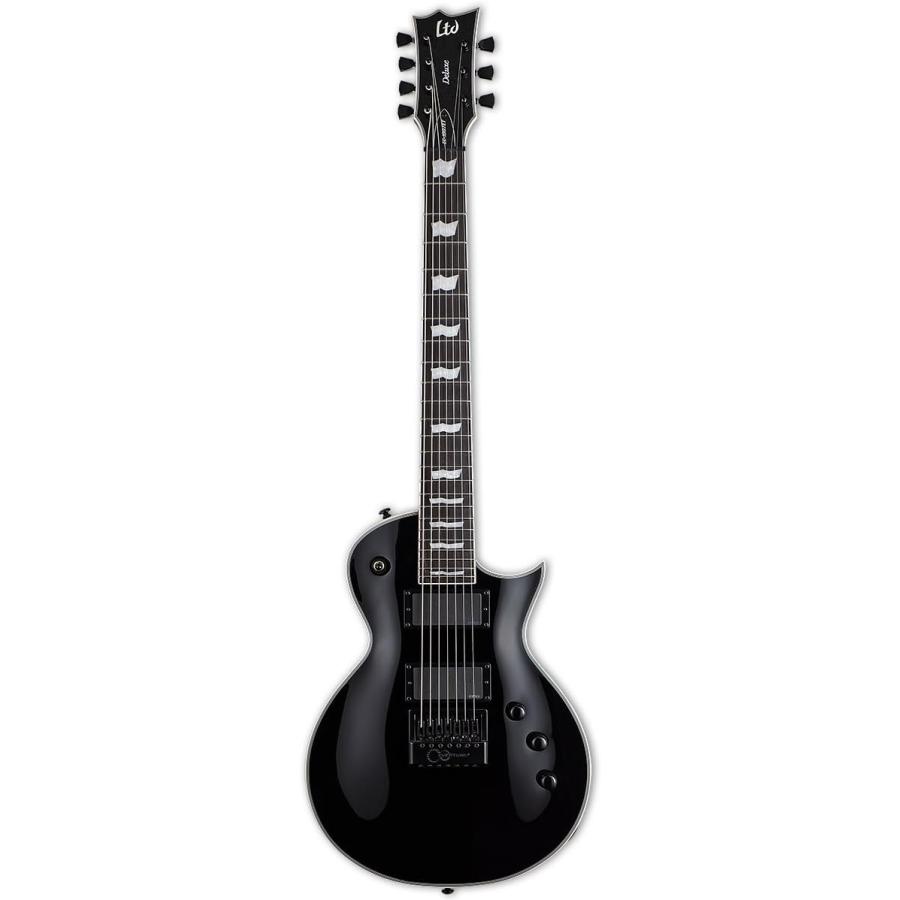 ESP LTD EC-1007 Eclipse Evertune 7-String Electric Guitar, Black