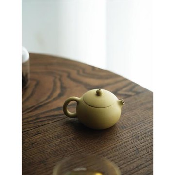 (免運)宜興紫砂壺原礦本山綠泥小西施手工制作小品茶壺茶具家用送禮小壺