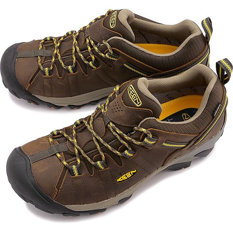 キーン KEEN メンズ トレッキングブーツ ターギー ツー ウォータープルーフ 1008417 FW22 M TARGHEE II WP 防水  キャンプ Cascade Brown Golden Yellow 通販 LINEポイント最大0.5%GET | LINEショッピング