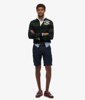 Superdry Men's Organic Cotton Core Cargo Shorts Navy Size: 30