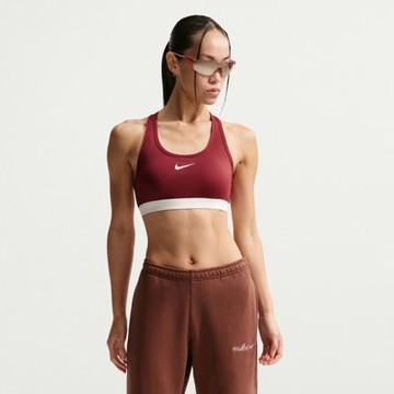 NIKE 運動內衣 女 中度支撐 CNY新年 慢跑 瑜珈 訓練 AS W NK SWSH MED SPT BRA CNY 紅 IQ3832-613