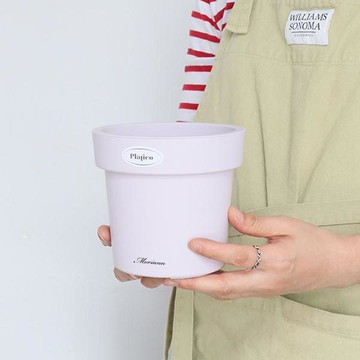 Moriann Platico Basis 塑膠花盆 雪紫色 13號 1個  雪紫