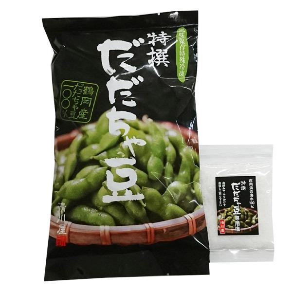 冷凍 特選 だだちゃ豆（300g×1袋）日本海産塩付 枝豆 茶豆 山形 鶴岡産