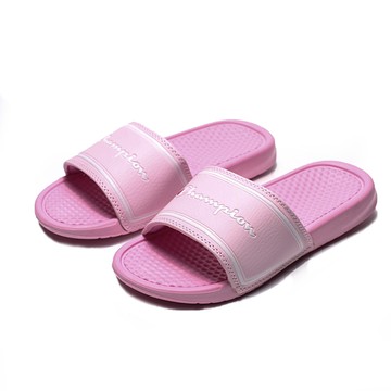 CHAMPION 粉底白線白LOGO 拖鞋  女 (布魯克林) 2019/5月 923250266