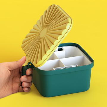 【四合一便捷】調料盒套裝家用組合調味盒調味料收納鹽罐調料罐