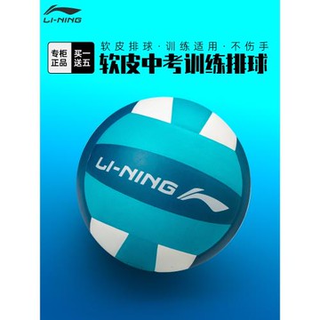 李寧5號排球初中生中考專用中學生女生體育訓練考試硬標準氣排球
