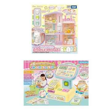 角落生物 角落小夥伴 迷你超市收銀機  角落小夥伴電梯別墅 便利商店 收銀台 家家酒玩具組