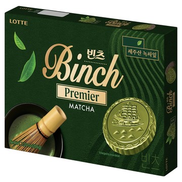 LOTTE 樂天 Binch 抹茶餅乾  204g  1盒