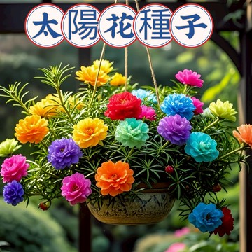 現貨💥【重瓣太陽花種子（1000粒）】四季播種易活 花海種子 四季開花不斷 室內外陽臺盆栽種植觀賞花卉種子 耐寒耐旱易種