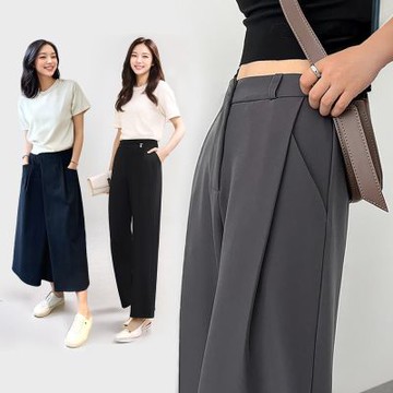【Amore】顯瘦剪裁氣質西裝寬褲/褲裙/喇叭褲 多款供選