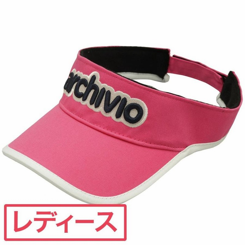 アルチビオ サンバイザー 赤 ユニセックス アルチビオ☆archivio☆サン