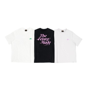 THE FEISTY MADE TEE 泡泡印刷短袖 黑色 白色 灰色 FS-US24-18 19 20 [台灣現貨]