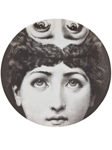 Fornasetti - Plate - unisex - China - One Size - White
