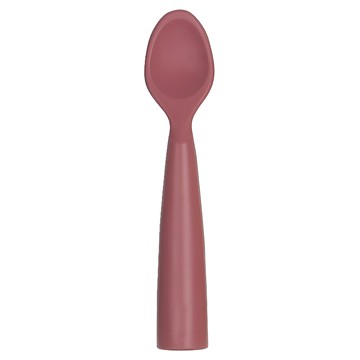 MiNiKOiOi 副食品矽膠湯匙  石榴紅  1支