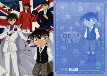 柯南&新一&平次&怪盜基德(背景/英國國旗)B5墊板名偵探柯南