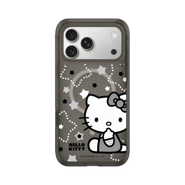 iPhone 17 Pro Max AirX 本質黑 - 三麗鷗-Hello Kitty - 簡約系列-星光閃爍