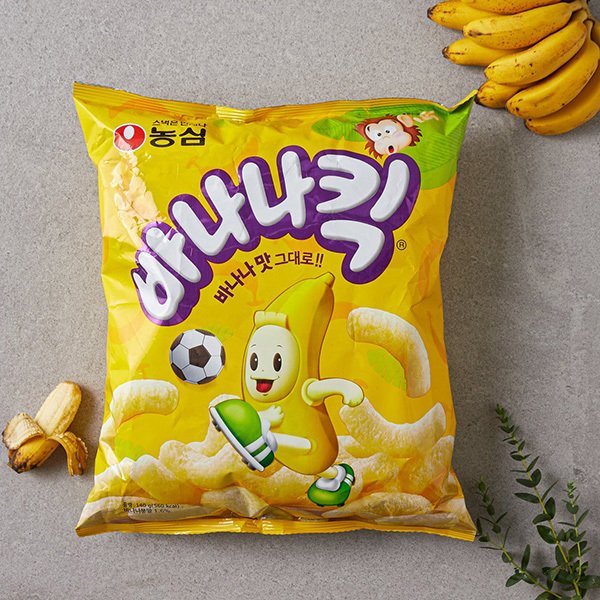 [農心] バナナキック バナナ味コーンスナック / 75g スナック 韓国お菓子 通販 LINEポイント最大0.5%GET | LINEショッピング