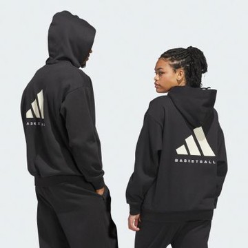 【adidas 愛迪達】 BASKETBALL SPACER 連帽上衣 男/女 JX5597
