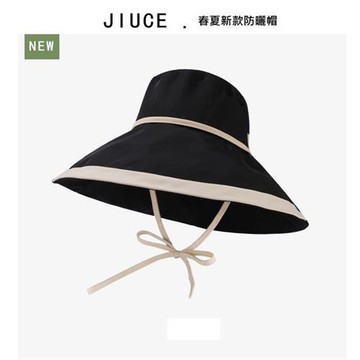 【米蘭精品】現貨+預購 機能戶外漁夫帽遮陽帽防曬帽-夏季加大檐可折疊綁帶女帽子5色74kv24
