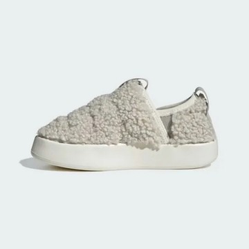 ADIDAS ORIGINALS 愛迪達 阿迪達斯 三葉草 中大童休閒鞋-米白灰 PUFFYLETTE 360 C-IG2077