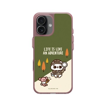 iPhone 17 Clear (相機按鈕) 晶醺玫 - 爽爽貓 Song Song Meow by SECOND - 冒險爽爽貓