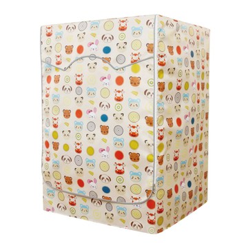 小麥購物 加大加厚滾筒式洗衣機防塵套 L2378  65 x 60 x 85cm  杏色動物