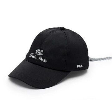 FILA 時尚LOGO帽-黑色 HTA-5015-BK