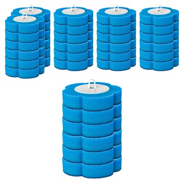 小麥購物 一次性馬桶刷 替換頭 C451 18g  6組  藍色