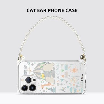 【Disney正版】適用蘋果16手機殼新款可愛小飛象iPhone16Pro掛繩手提16plus韓系ins個性防摔15promax超火后殼